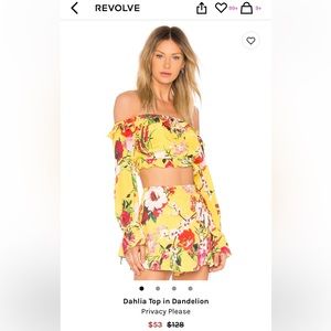 Privacy Please Dahlia Top in Dandelion